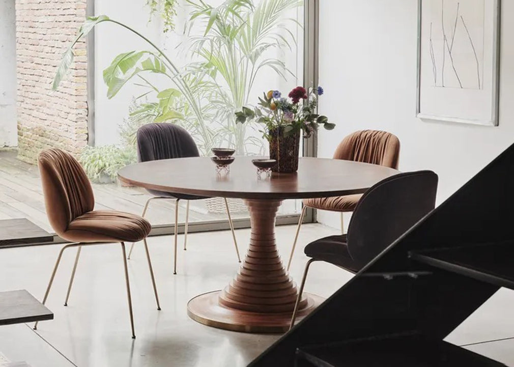 Beetle Soft Dining Chair with Front Upholstery