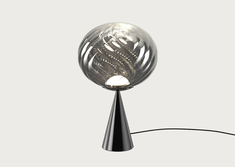 Whirl LED Cone Fat Table Lamp