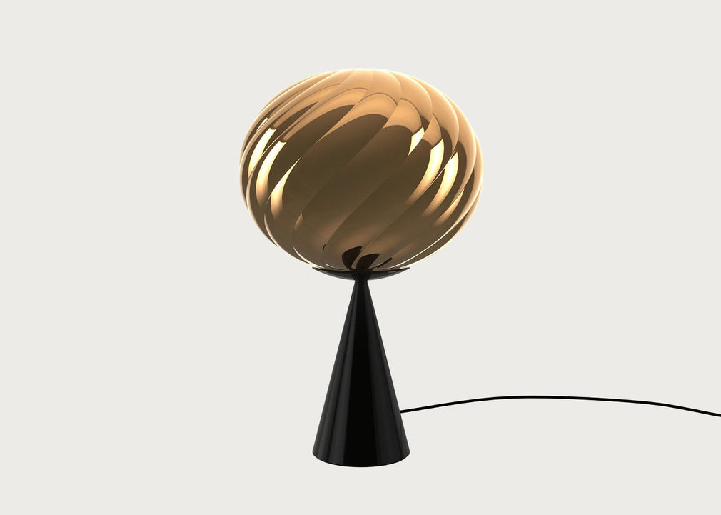 Whirl LED Cone Fat Table Lamp