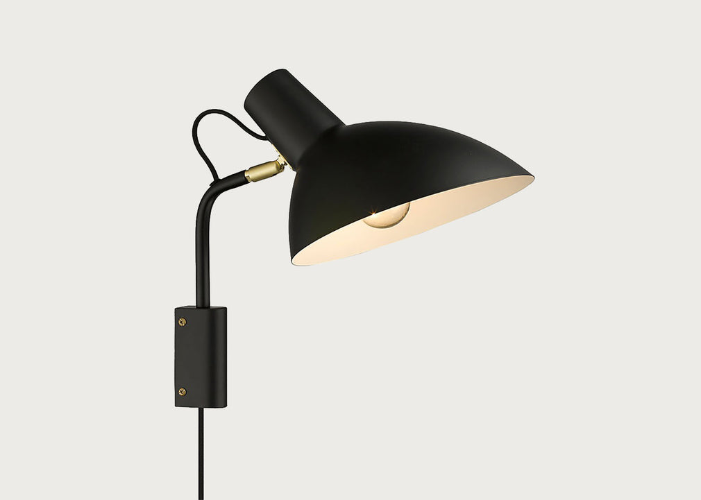 Metropole Wall Light Black