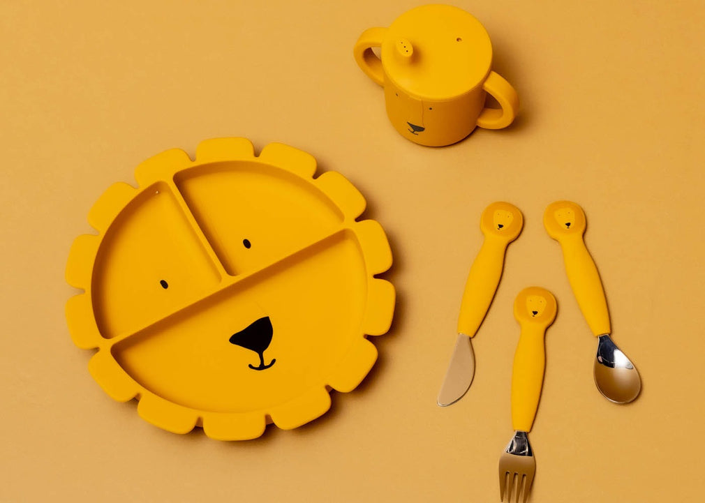 Mr. Lion Silicone Cutlery Set 3-Pack