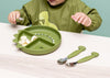 Mr. Dino Silicone Cutlery Set 3-Pack
