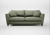 Torino 4 Seater Sofa Capelo Linen-Cotton Sage / Walnut Stained