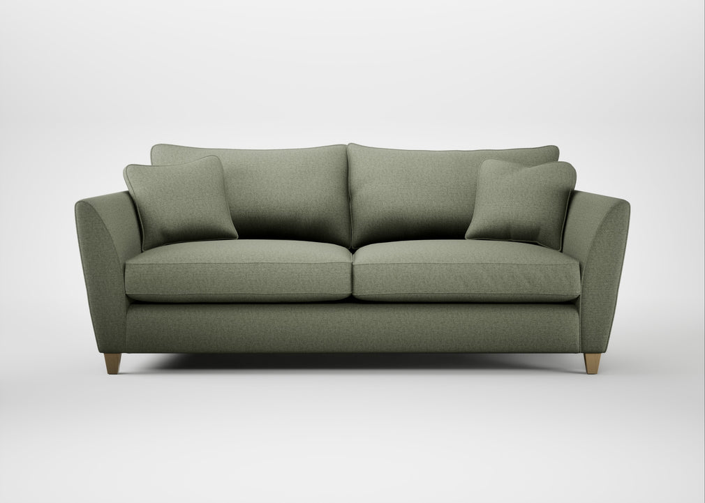 Torino 4 Seater Sofa Capelo Linen-Cotton Sage / Natural
