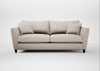 Torino 4 Seater Sofa Capelo Linen-Cotton Sesame / Black