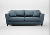 Torino 4 Seater Sofa Smart Cotton Linen Celestial / Walnut Stained