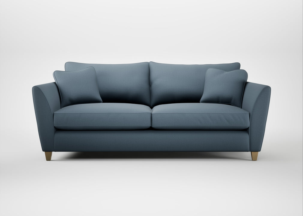 Torino 4 Seater Sofa Smart Cotton Linen Celestial / Natural