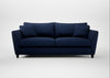 Torino 4 Seater Sofa Smart Cotton Linen Indigo / Black