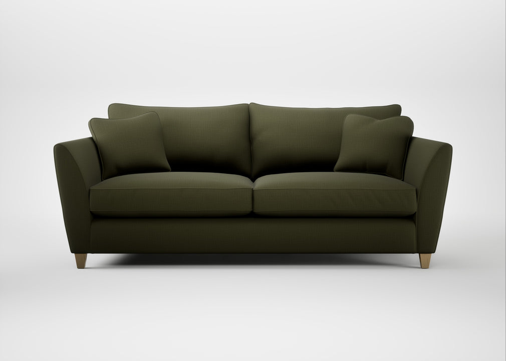 Torino 4 Seater Sofa Smart Cotton Linen Myrtle / Natural