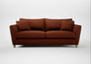 Torino 4 Seater Sofa Smart Cotton Linen Rust / Natural
