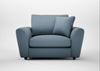 Snooze Loveseat Smart Cotton Linen Celestial