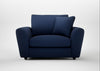 Snooze Loveseat Smart Cotton Linen Indigo