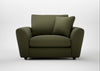 Snooze Loveseat Smart Cotton Linen Myrtle