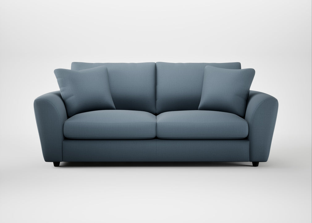 Snooze 4 Seater Sofa Smart Cotton Linen Celestial