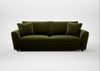 Snooze 5 Seater Sofa Cotton Velvet Evergreen