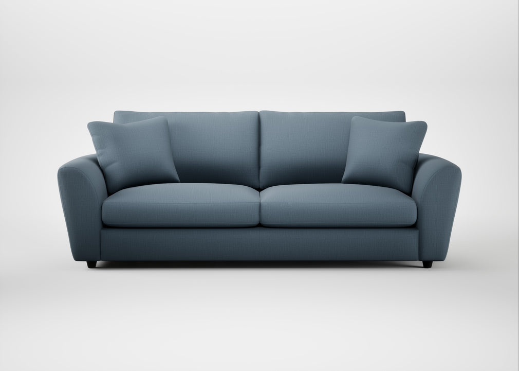 Snooze 5 Seater Sofa Smart Cotton Linen Celestial