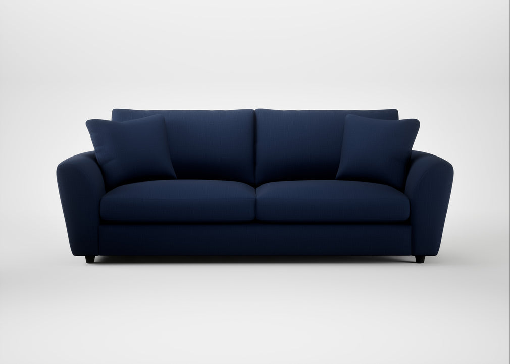 Snooze 5 Seater Sofa Smart Cotton Linen Indigo