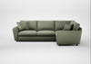 Snooze Right Hand Facing Corner Sofa Capelo Linen-Cotton Sage