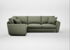 Snooze Left Hand Facing Corner Sofa Capelo Linen-Cotton Sage