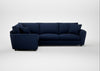 Snooze Left Hand Facing Corner Sofa Smart Cotton Linen Indigo