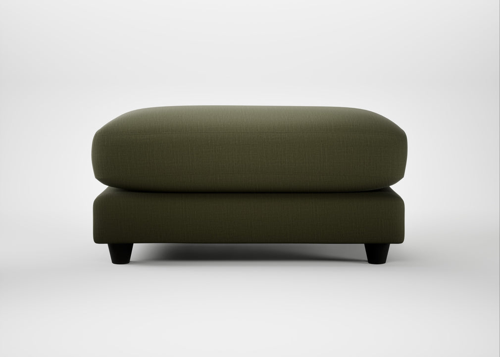 Snooze Footstool Smart Cotton Linen Myrtle