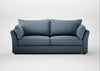 Tailor 4 Seater Sofa Smart Cotton Linen Celestial / Black