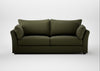 Tailor 4 Seater Sofa Smart Cotton Linen Myrtle / Black