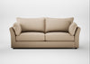 Tailor 4 Seater Sofa Smart Cotton Linen Rice / Walnut Stained