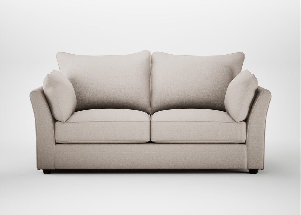Tailor 3 Seater Sofa Capelo Linen-Cotton Sesame / Black
