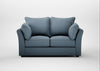 Tailor 2 Seater Sofa Smart Cotton Linen Celestial / Black