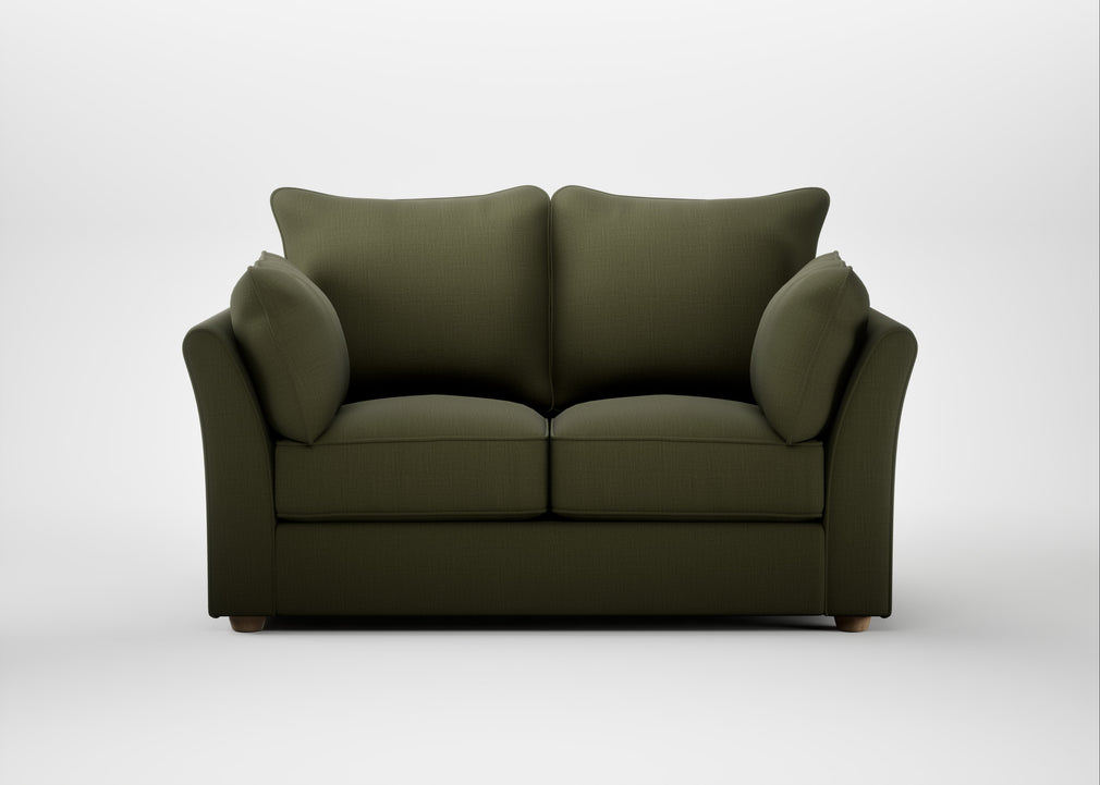 Tailor 2 Seater Sofa Smart Cotton Linen Myrtle / Natural