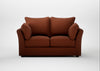 Tailor 2 Seater Sofa Smart Cotton Linen Rust / Walnut Stained