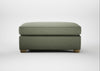 Torino Footstool Capelo Linen-Cotton Sage / Natural
