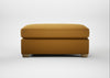 Torino Footstool Smart Cotton Linen Sahara / Natural