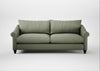Devon 4 Seater Sofa Capelo Linen-Cotton Sage / Black