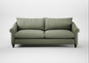 Devon 4 Seater Sofa Capelo Linen-Cotton Sage / Walnut Stained