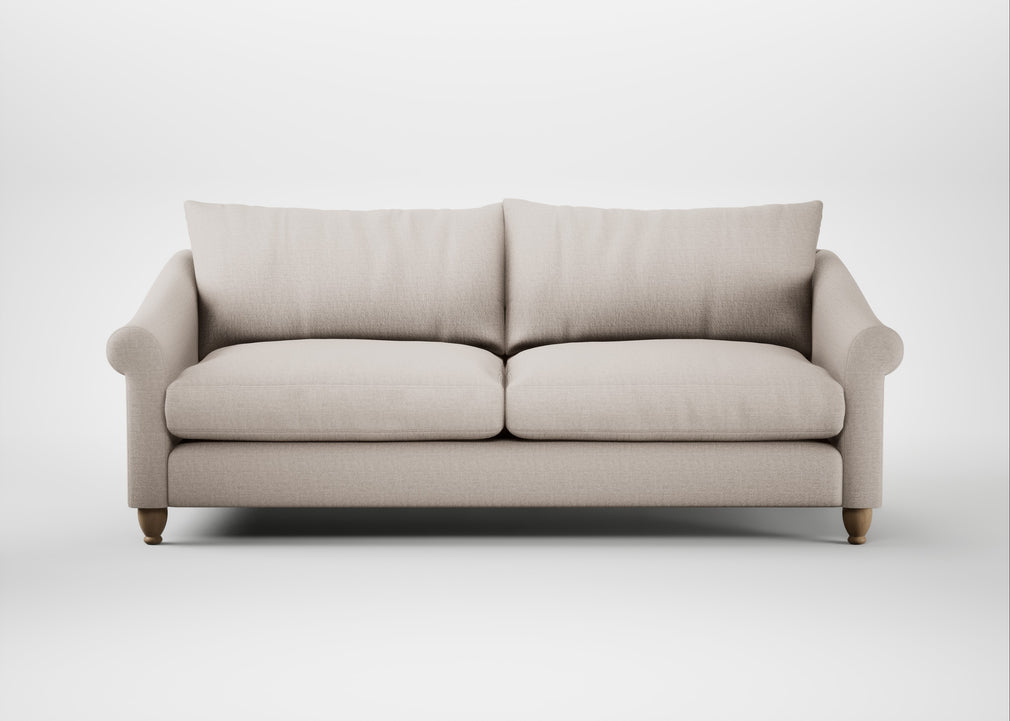 Devon 4 Seater Sofa Capelo Linen-Cotton Sesame / Natural