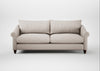 Devon 4 Seater Sofa Capelo Linen-Cotton Sesame / Walnut Stained