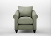 Devon Armchair Capelo Linen-Cotton Sage / Black