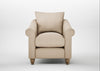 Devon Armchair Smart Cotton Linen Rice / Natural