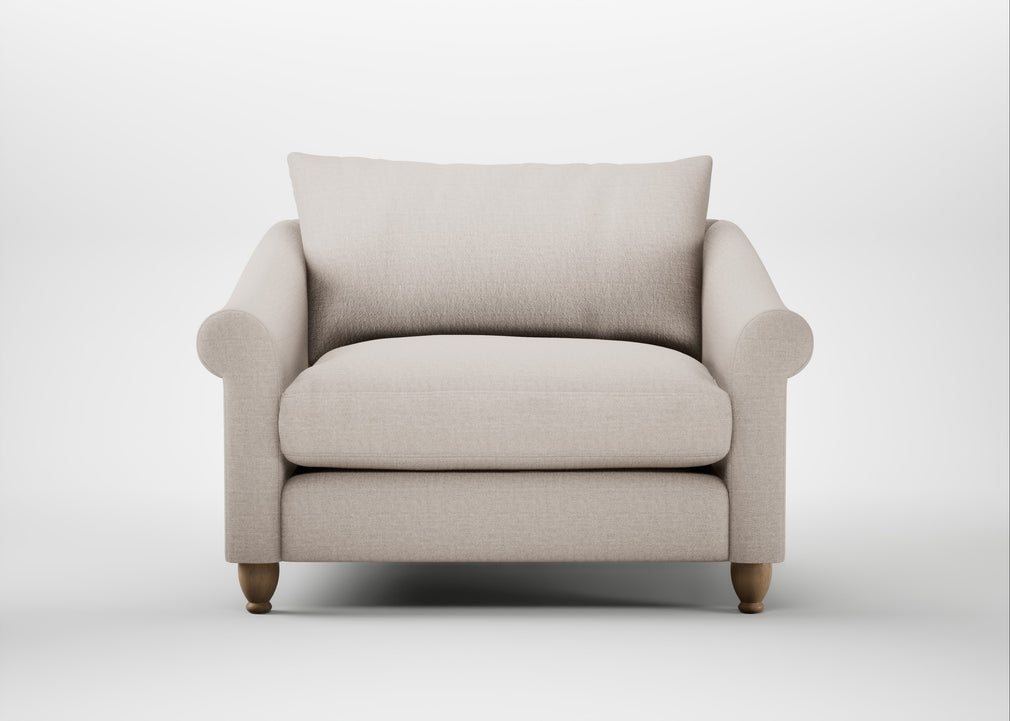 Devon Loveseat Capelo Linen-Cotton Sesame / Natural