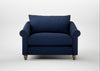 Devon Loveseat Smart Cotton Linen Indigo / Natural