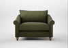 Devon Loveseat Smart Cotton Linen Myrtle / Natural
