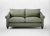 Devon 3 Seater Sofa Capelo Linen-Cotton Sage / Black