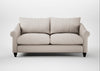 Devon 3 Seater Sofa Capelo Linen-Cotton Sesame / Black