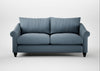 Devon 3 Seater Sofa Smart Cotton Linen Celestial / Black