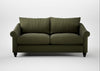 Devon 3 Seater Sofa Smart Cotton Linen Myrtle / Black