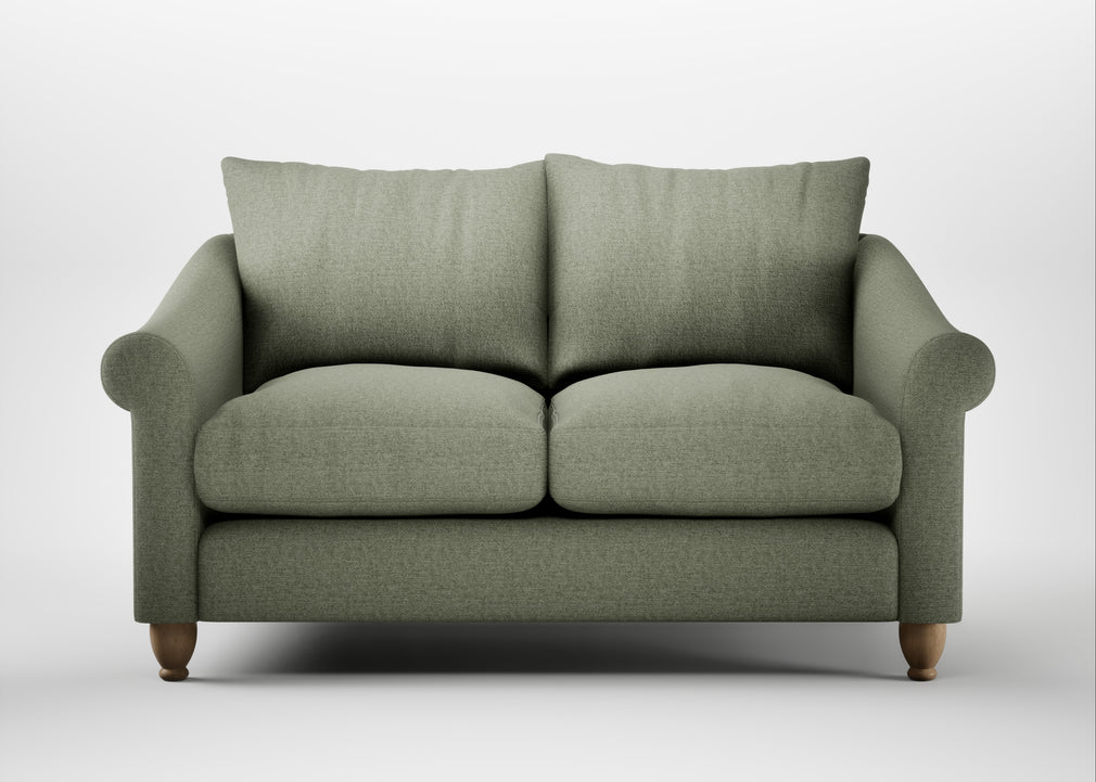 Devon 2 Seater Sofa Capelo Linen-Cotton Sage / Natural