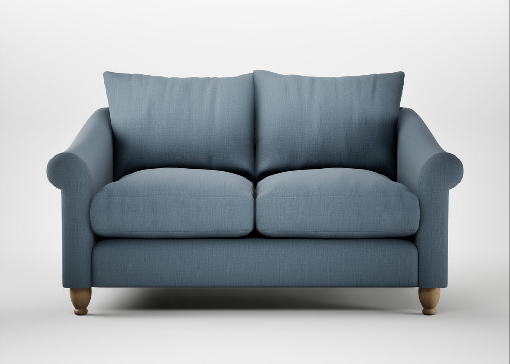 Devon 2 Seater Sofa Smart Cotton Linen Celestial / Natural