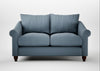 Devon 2 Seater Sofa Smart Cotton Linen Celestial / Walnut Stained